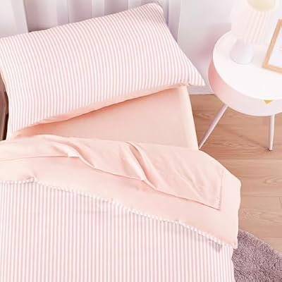 Farmhouse Ticking Cotton Toddler Bedding Set - view 3