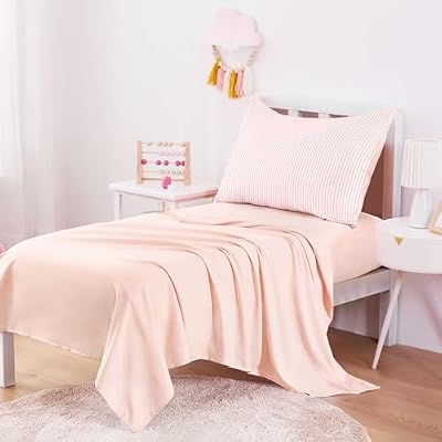 Farmhouse Ticking Cotton Toddler Bedding Set - view 4