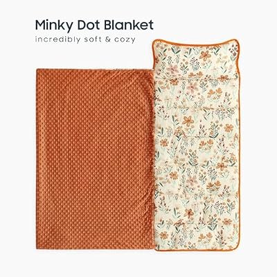 Floral Minky Nap Mat - view 2