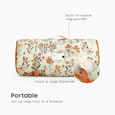 Floral Minky Nap Mat - view 3