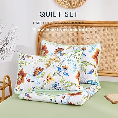 Funky Flower Boho Quilt Set - view 3