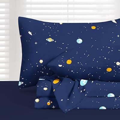 Galaxy Rocket Cotton Sheet Set - view 2