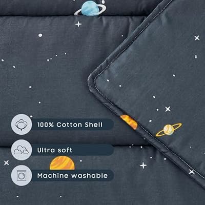 Galaxy Space Toddler Nap Mat - view 3
