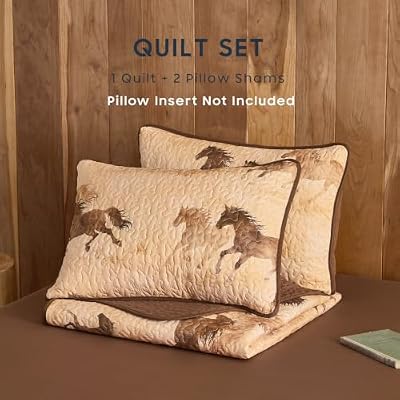 Galloping Horse Quilt Set - view 2