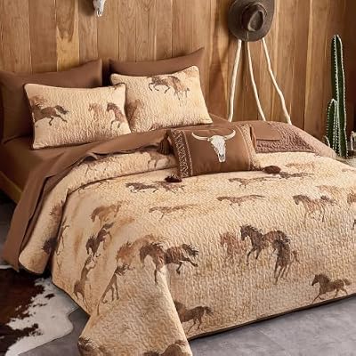 Galloping Horse Quilt Set - view 4