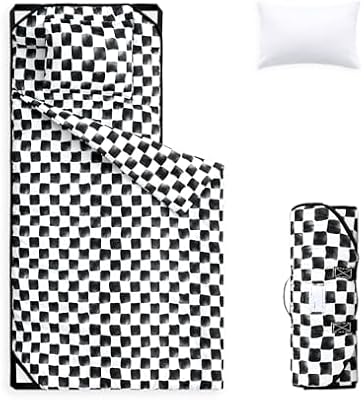 Gingham Check Cot Nap Mat