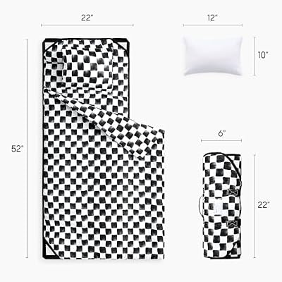 Gingham Check Cot Nap Mat - view 2