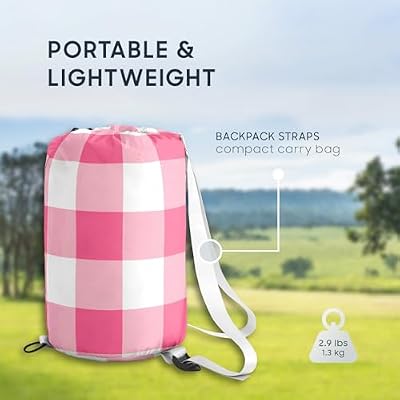 Gingham Plaid Kids Sleeping Bag - view 4