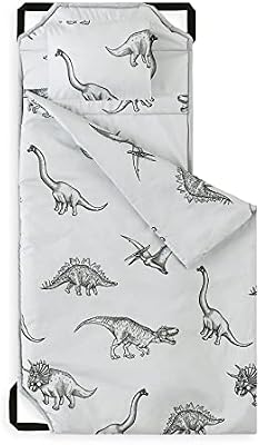 Grey Dino Cot Nap Mat