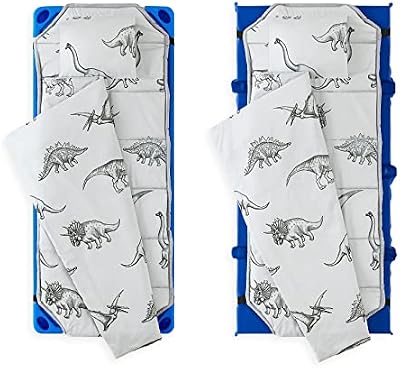 Grey Dino Cot Nap Mat - view 3