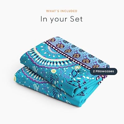 Hippie Medallion Pillowcases (Set of 2) - view 4
