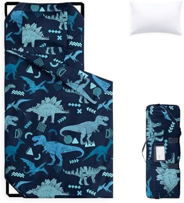 Wake In Cloud Jurassic Dino Sketch Cot Nap Mat