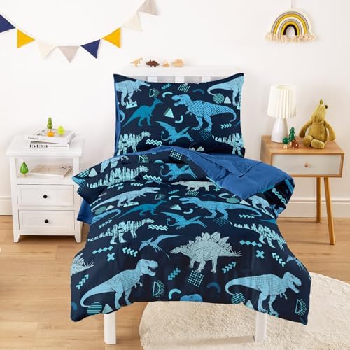 Wake In Cloud Jurassic Dino World Toddler Bedding Set