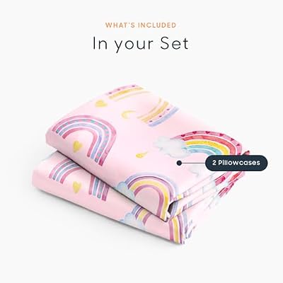 Kawaii Rainbow Pillowcases (Set of 2) - view 4