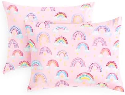 Wake In Cloud Kawaii Rainbow Pillowcases (Set of 2)