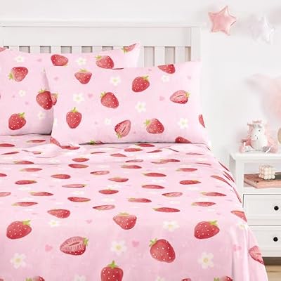 Kawaii Strawberry Sheet Set