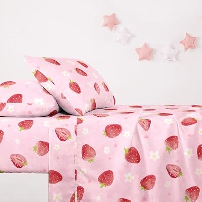 Kawaii Strawberry Sheet Set - view 4