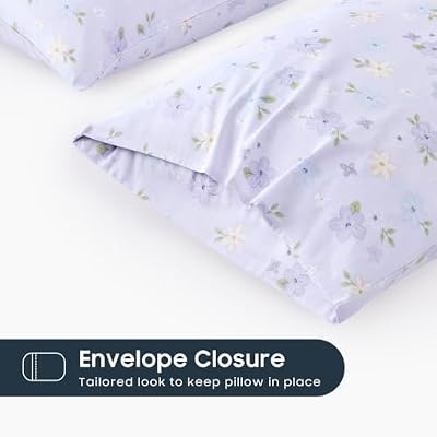 Leafy Flower Pillowcases (Set of 2) - view 3