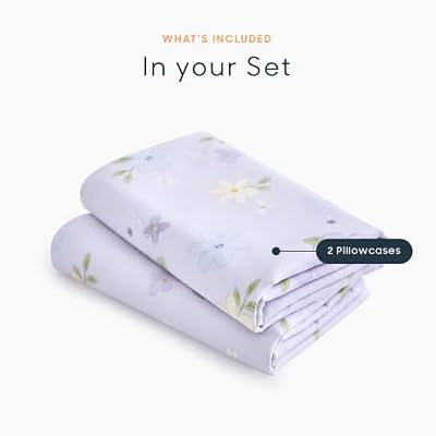 Leafy Flower Pillowcases (Set of 2) - view 4