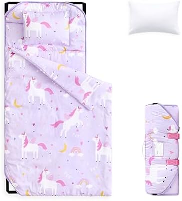 Lilac Unicorn Cot Nap Mat