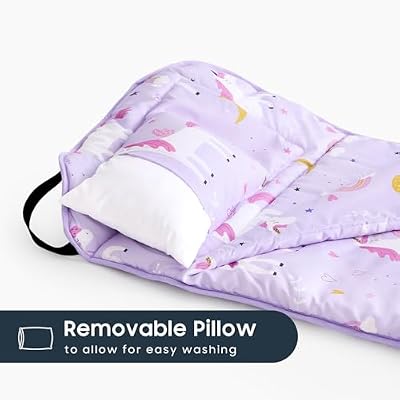 Lilac Unicorn Cot Nap Mat - view 4