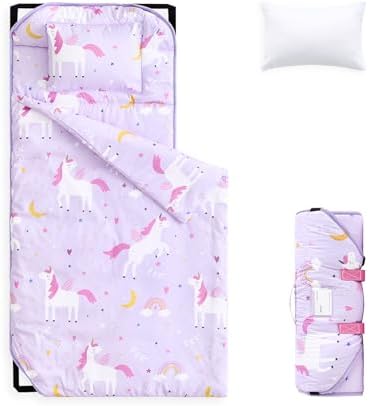 Wake In Cloud Lilac Unicorn Cot Nap Mat