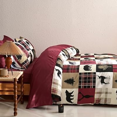 Lodge Patchwork Duvet Cover Set - view 3