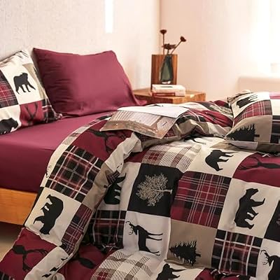 Lodge Patchwork Duvet Cover Set - view 4