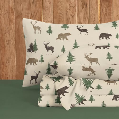 Wake In Cloud Lodge Wildlife Sheet Set