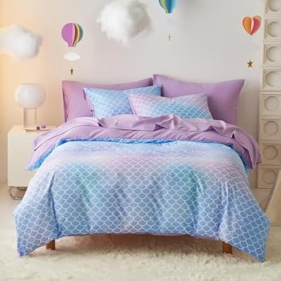 Mermaid Scales Kids Bedding Set (5-Piece)