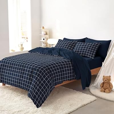 Modern Grid Kids Bedding Set (5-Piece) - view 2
