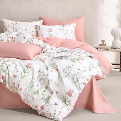 Neutral Botanical Cotton Comforter Set - view 3