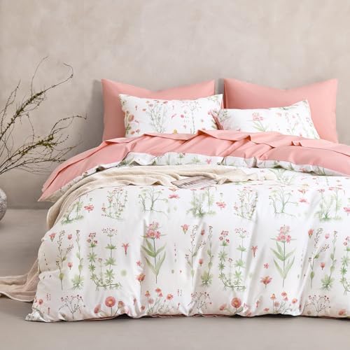 Wake In Cloud Neutral Botanical Cotton Comforter Set