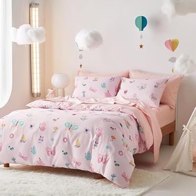 Pastel Butterfly Bedding Set (5-Piece) - view 2