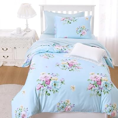 Pastel Spring Flowers Comforter Set - view 3