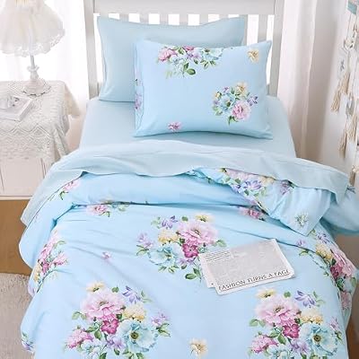 Pastel Spring Flowers Comforter Set - view 4