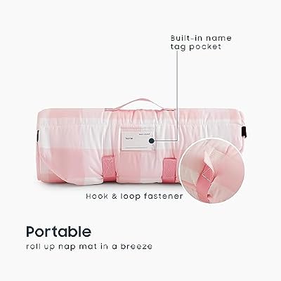 Pink Buffalo Check Cot Nap Mat - view 3