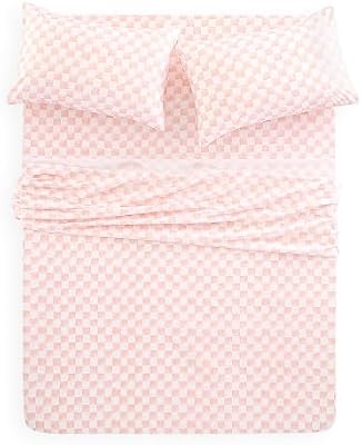 Pink Gingham Sheet Set - view 4
