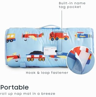 Planes Trains and Trucks Nap Mat - view 3