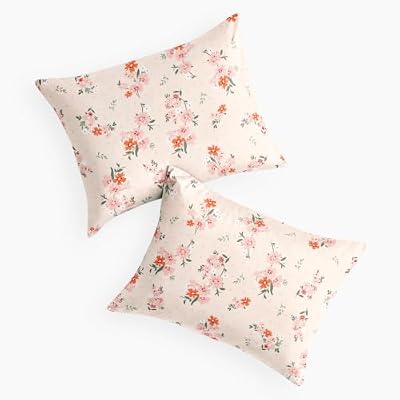 Polka Dot Floral Cotton Pillowcases - view 2