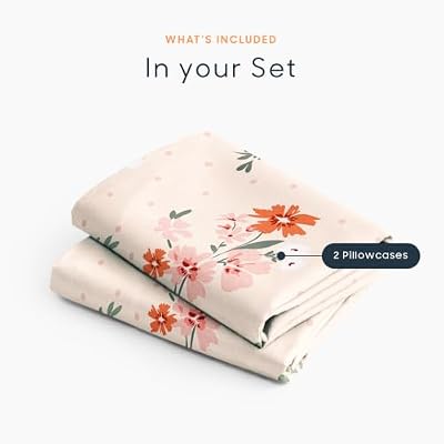 Polka Dot Floral Cotton Pillowcases - view 4