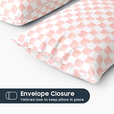 Preppy Grid Gingham Pillowcases - view 3