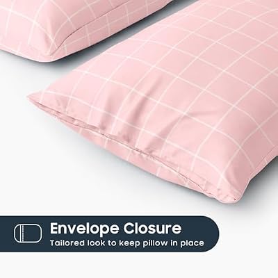 Preppy Grid Pillowcases (Set of 2) - view 3