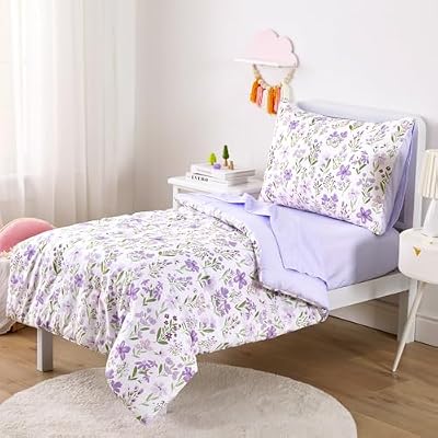 Purple Blossom Toddler Bedding Set - view 2