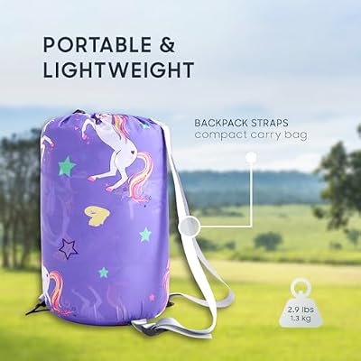 Purple Unicorn Star Sleeping Bag - view 4
