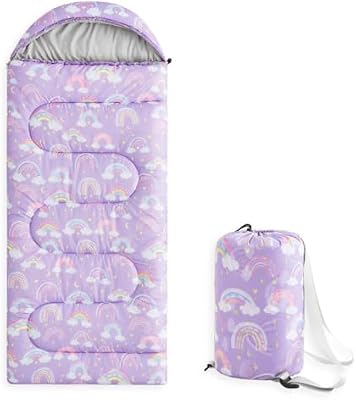 Rainbow Cloud Kids Sleeping Bag