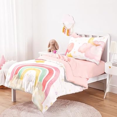 Rainbow Clouds Toddler Bedding Set - view 2