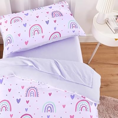 Rainbow Heart Toddler Bedding Set - view 3