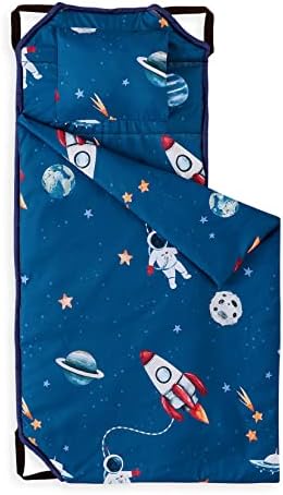 Wake In Cloud Rocket Galaxy Cot Nap Mat