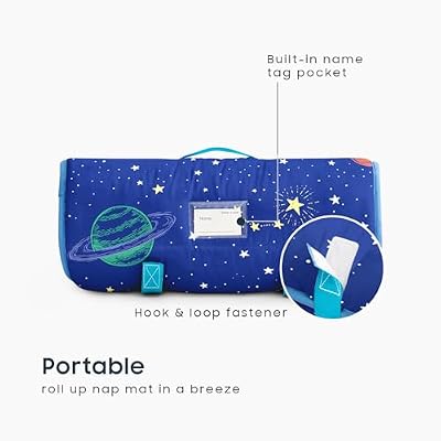 Rockets and Planets Toddler Nap Mat - view 3